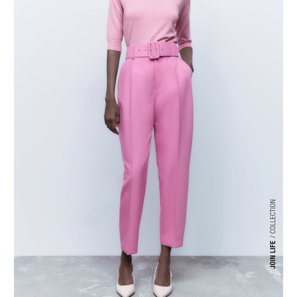 ZARA Belted Pants - Picture 4 of 4